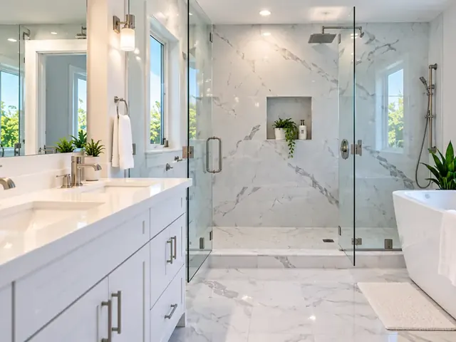 Deep cleaning of a bathroom